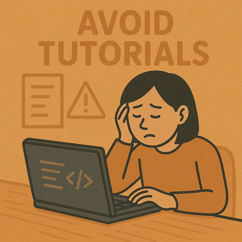 人工智能生成的开发者因教程而苦苦挣扎的图像