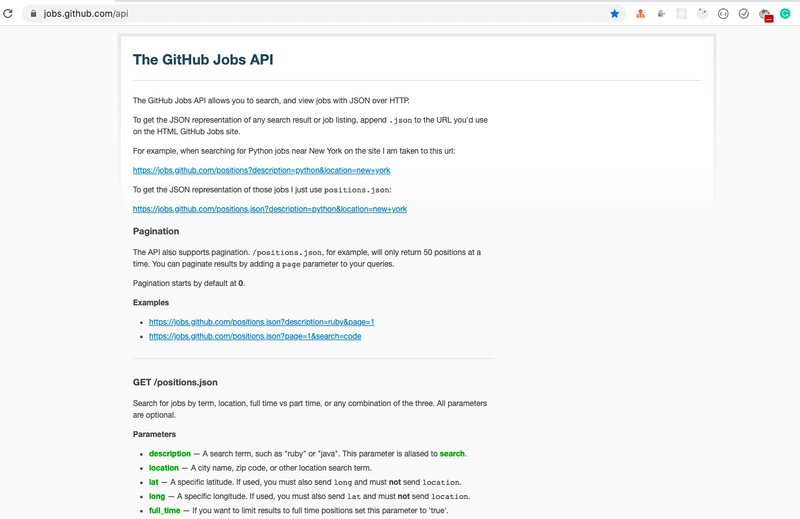GitHub 职位