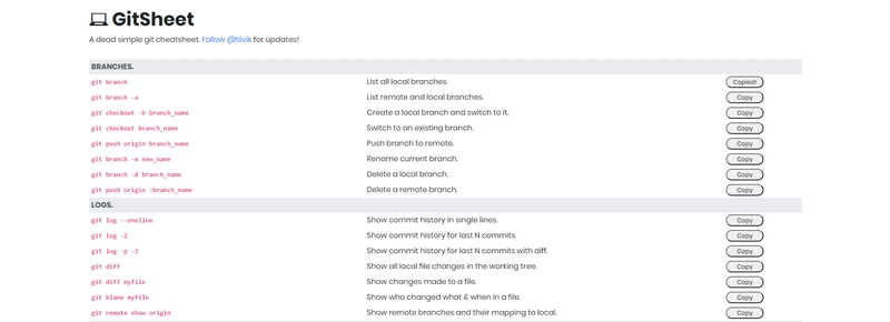 GitSheet
