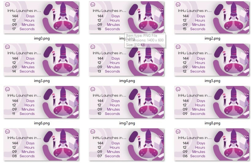 60 张倒计时图像序列