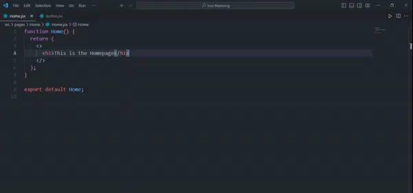 一张 gif 动图,展示 VsCode 智能感知使用绝对路径进行建议