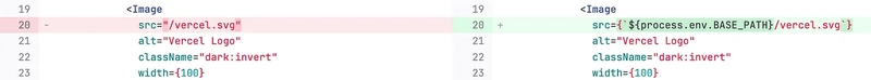 Git diff 图像组件