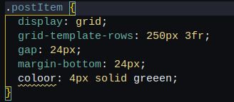 VS Code 中存在无效属性和无效颜色值