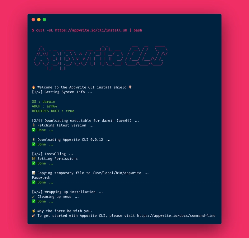 Appwrite CLI