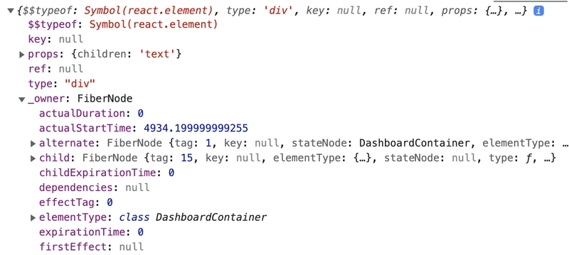 React 组件实例内部结构