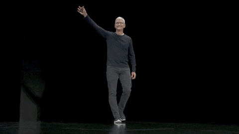结尾挥手告别的 GIF