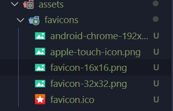 Favicons文件夹