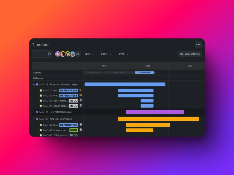 Jira 仪表板图像 2