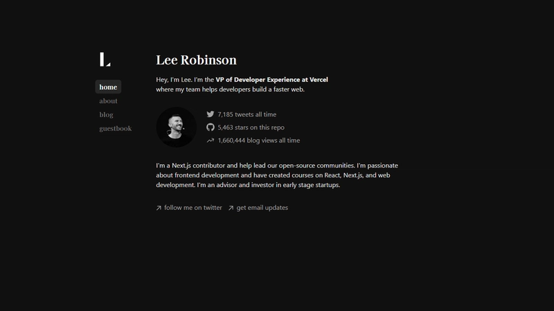 Lee Robinson 的作品集