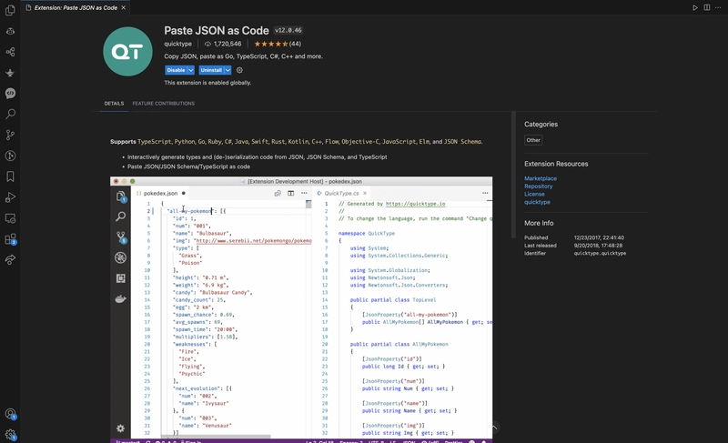 json