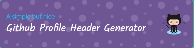 github-profile-header-generator