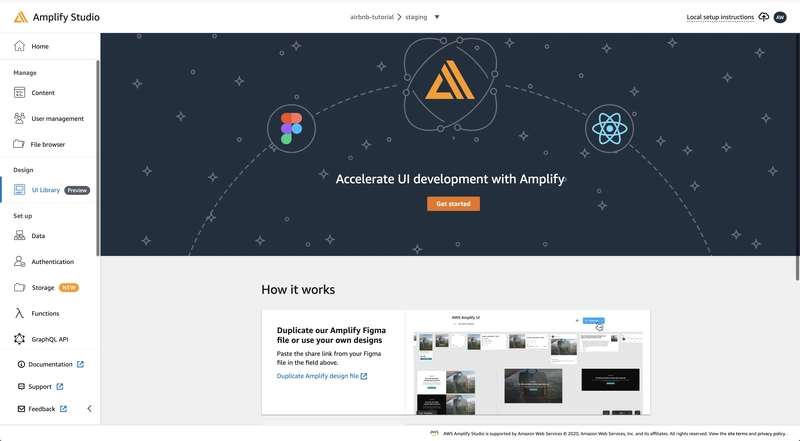 使用 Amplify 加速 UI 开发