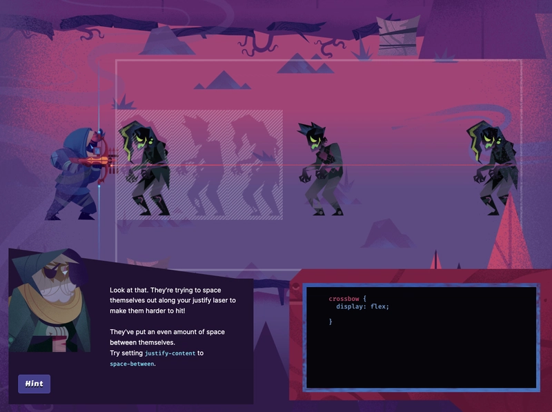 Flexbox 僵尸 CSS 游戏