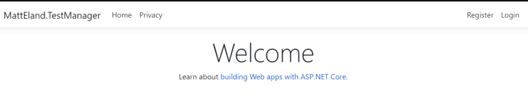 ASP .NET Core 3.0 MVC Web 应用程序已启动并运行