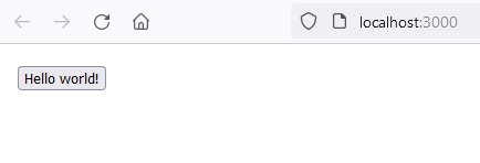 你好世界按钮