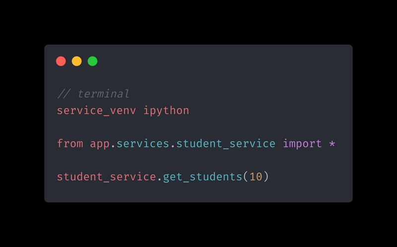 在 Python 解释器中测试 Python 方法