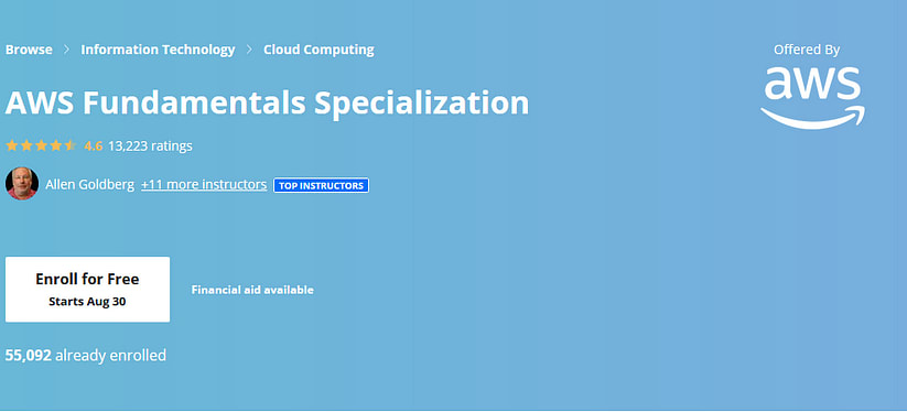 Coursera 上最好的 AWS 课程
