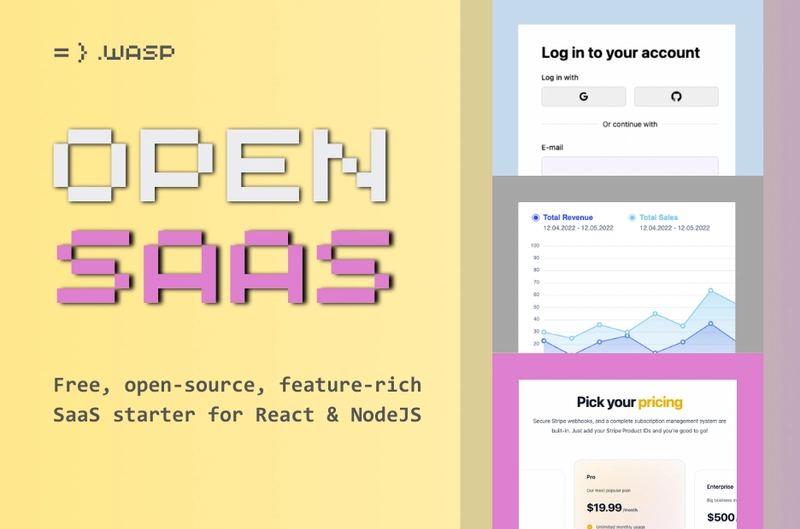 OpenSaaS 横幅