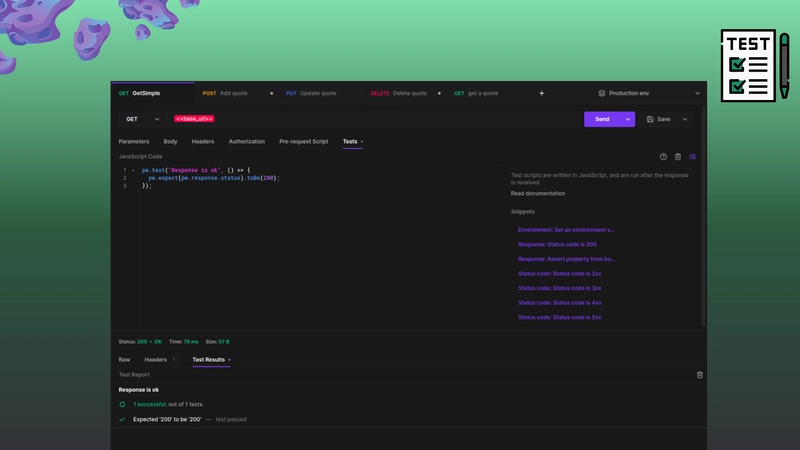 使用跳房子测试 API