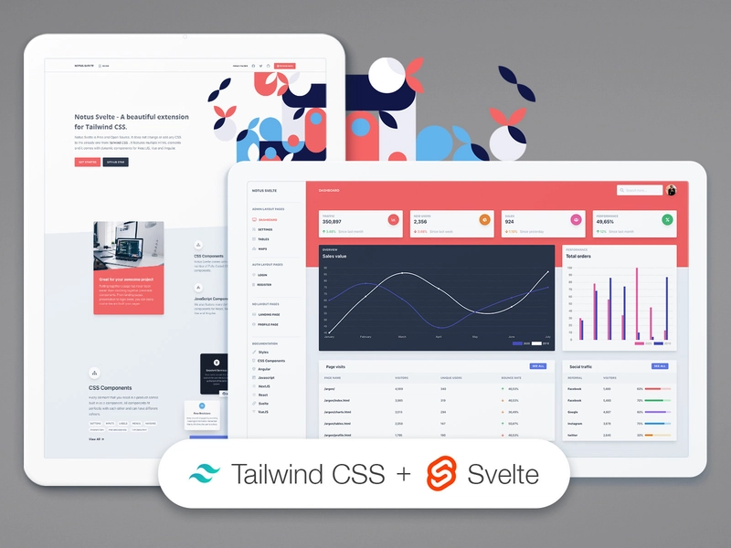 Tailwind CSS Angular - Creative-Tim 提供的免费入门程序。