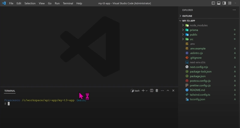 Typescript CRUD API:Next.js、TypeScript、Tailwind、tRPC、Prisma Postgres、Docker