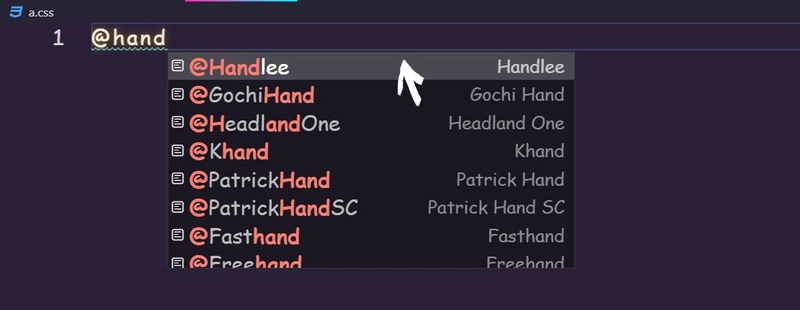 @import-font-ex