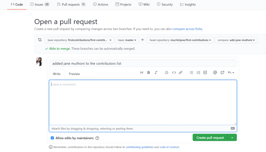 GitHub 上的开源贡献