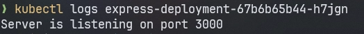 正在运行的 kubernetes pod 的日志