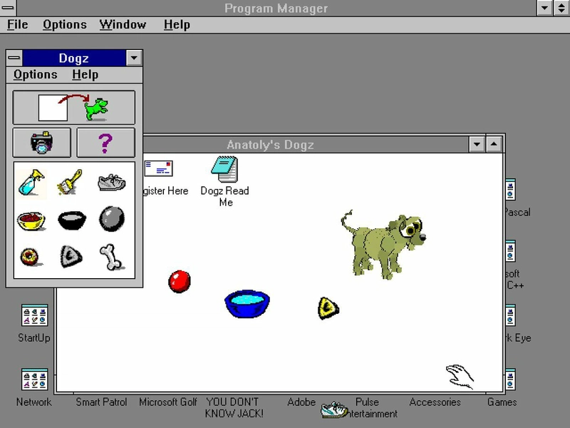 Dogz on Windows 3.1