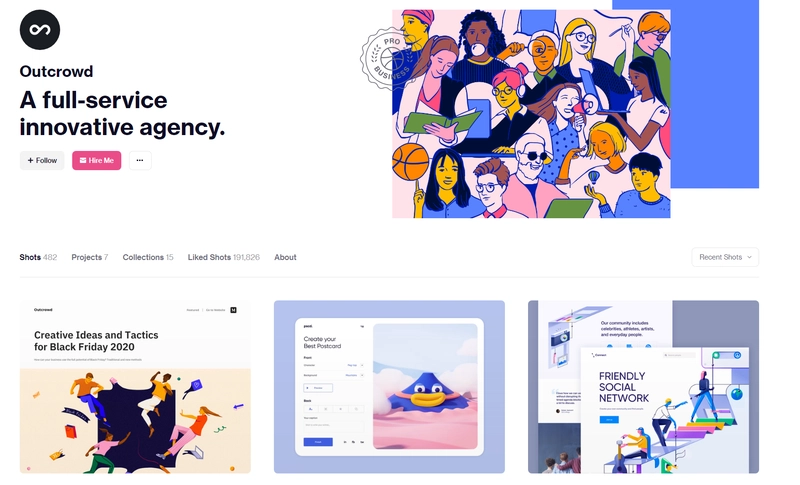 Outcrowd-Dribbble
