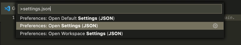 命令面板设置.json