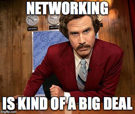 ron burgandy meme：社交，这是一件大事