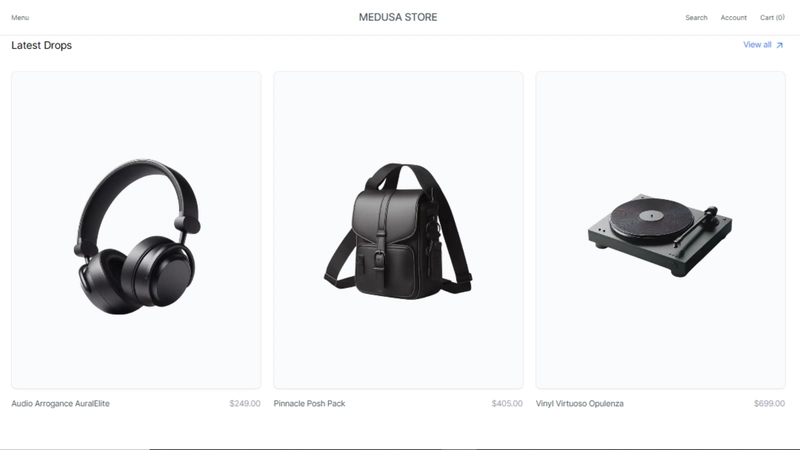Medusa + Next.js