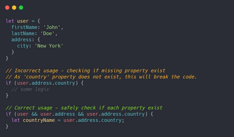 检查对象键/值是否存在