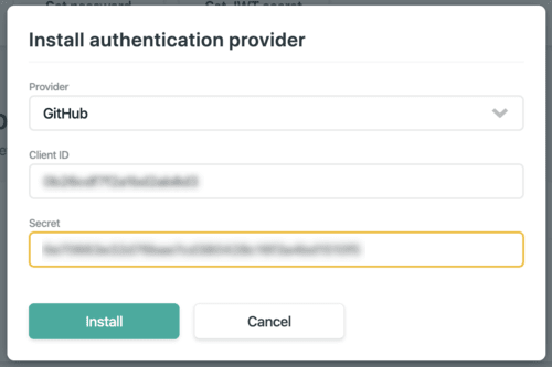 添加 GitHub 身份验证