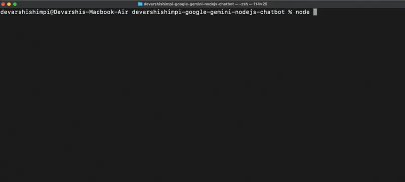双子座聊天机器人输出