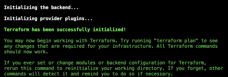 Terraform 正在启动