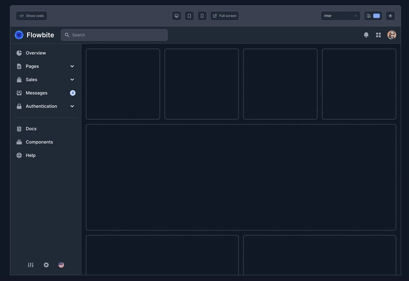 Tailwind CSS App Shell 暗黑模式