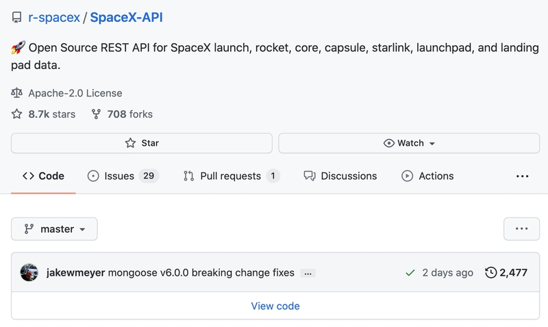 SpaceX API
