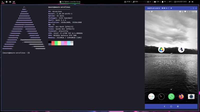 Vysor 致力于 ArcoLinux