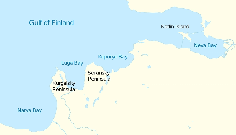 科特林岛地图