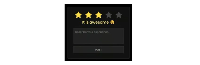 星级评定 Javascript