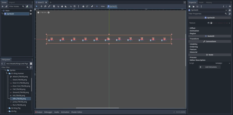 Godot 2D 平台游戏