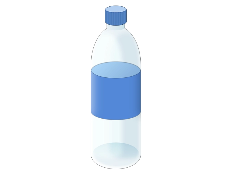 空水瓶的卡通画