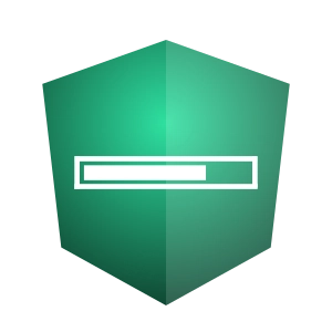 Angular Progressbar 徽标