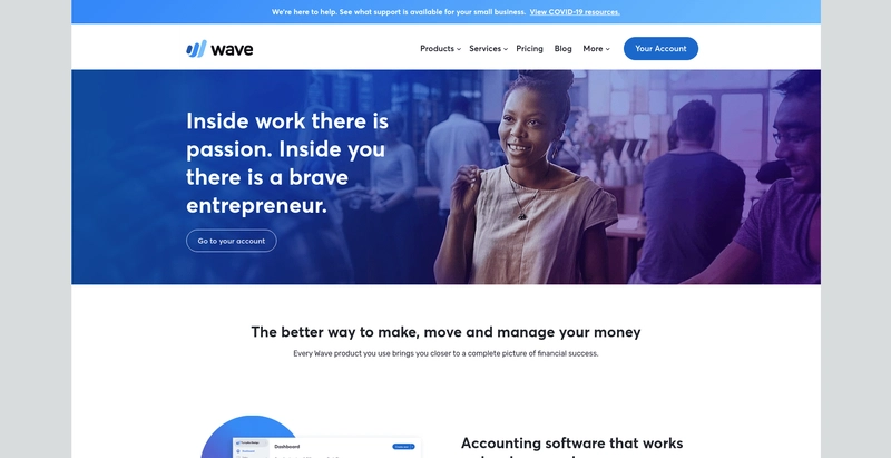 Wave 登陆页面