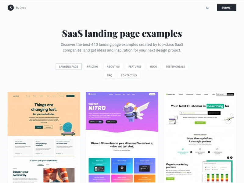 SaaS登陆页面