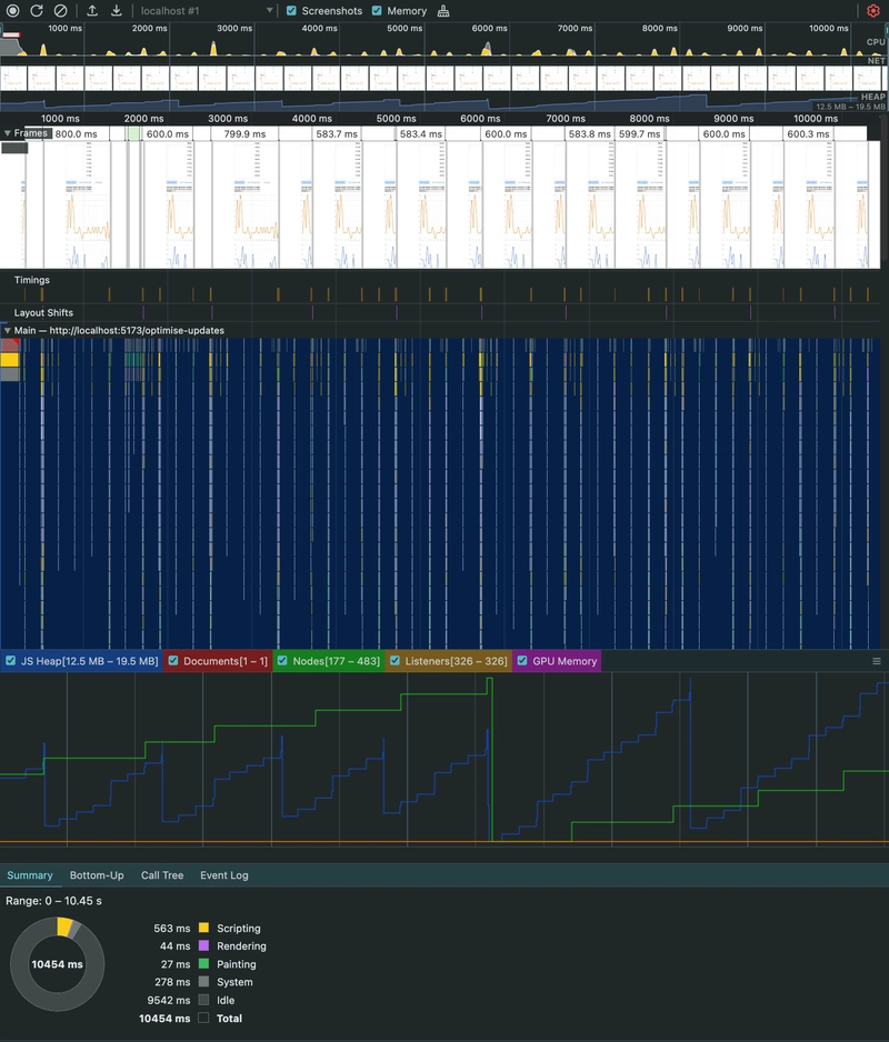 优化更新后的性能