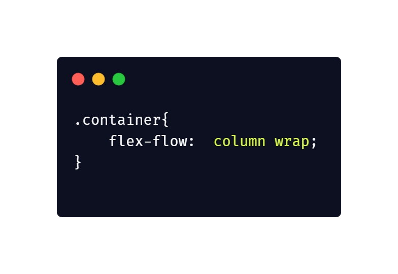 CSS 这是 flex-direction 和 flex-wrap 属性的简写形式。