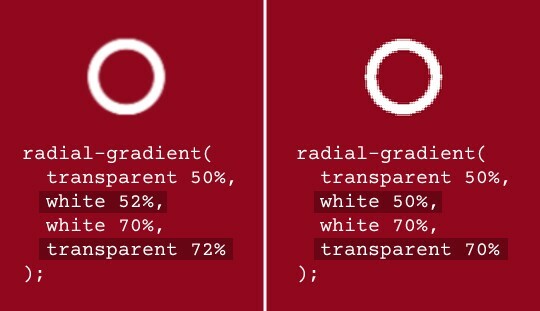 CSS 渐变 - 在颜色停止点之间混合颜色